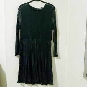 French Connection Black Lace Dress Size 12
